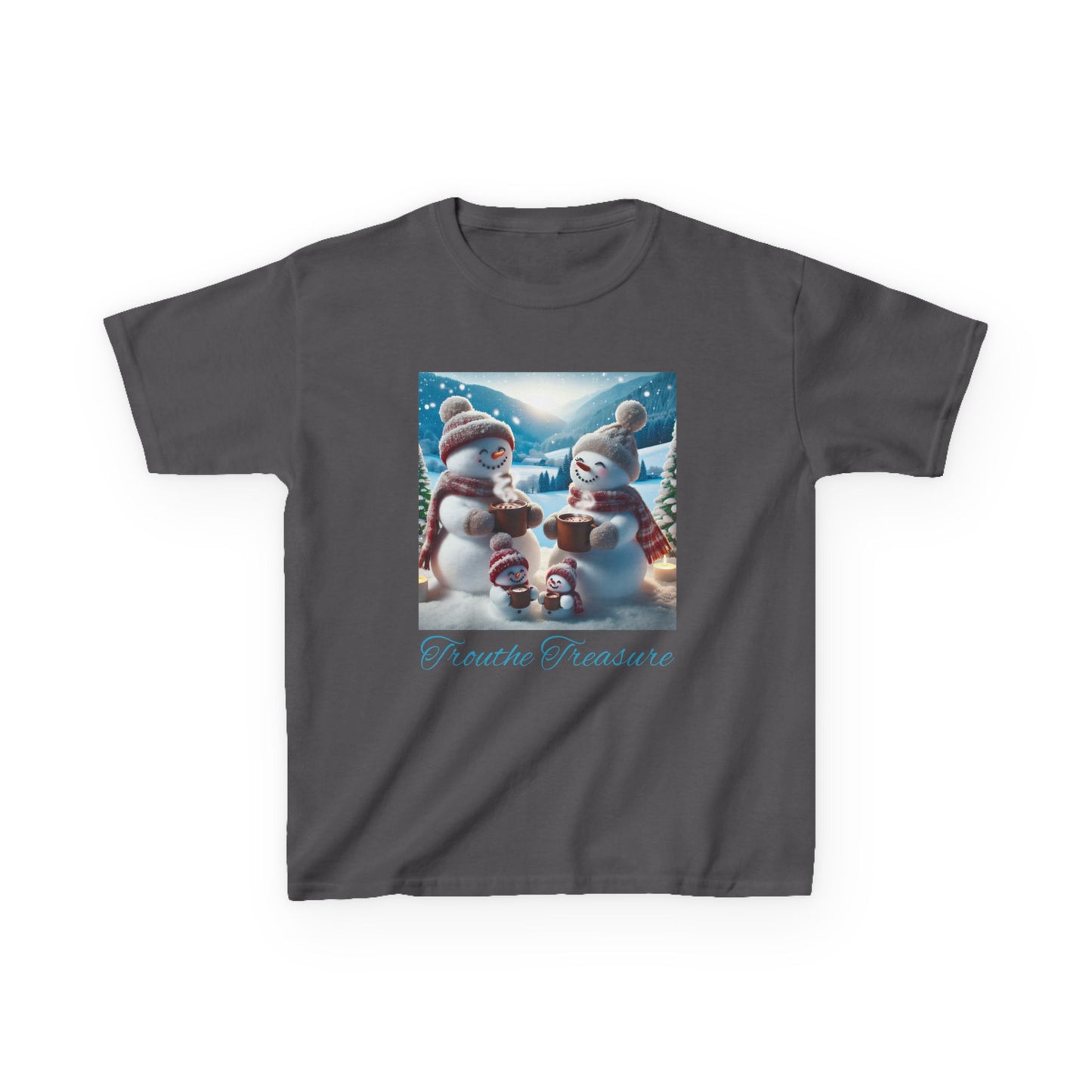 TT Snowman Family -  Kids Heavy Cotton™ Tee