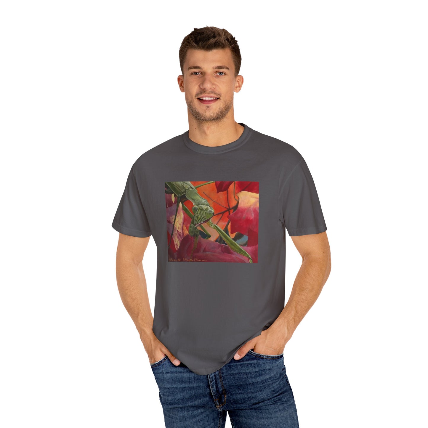 Praying mantis - Unisex Garment-Dyed T-shirt