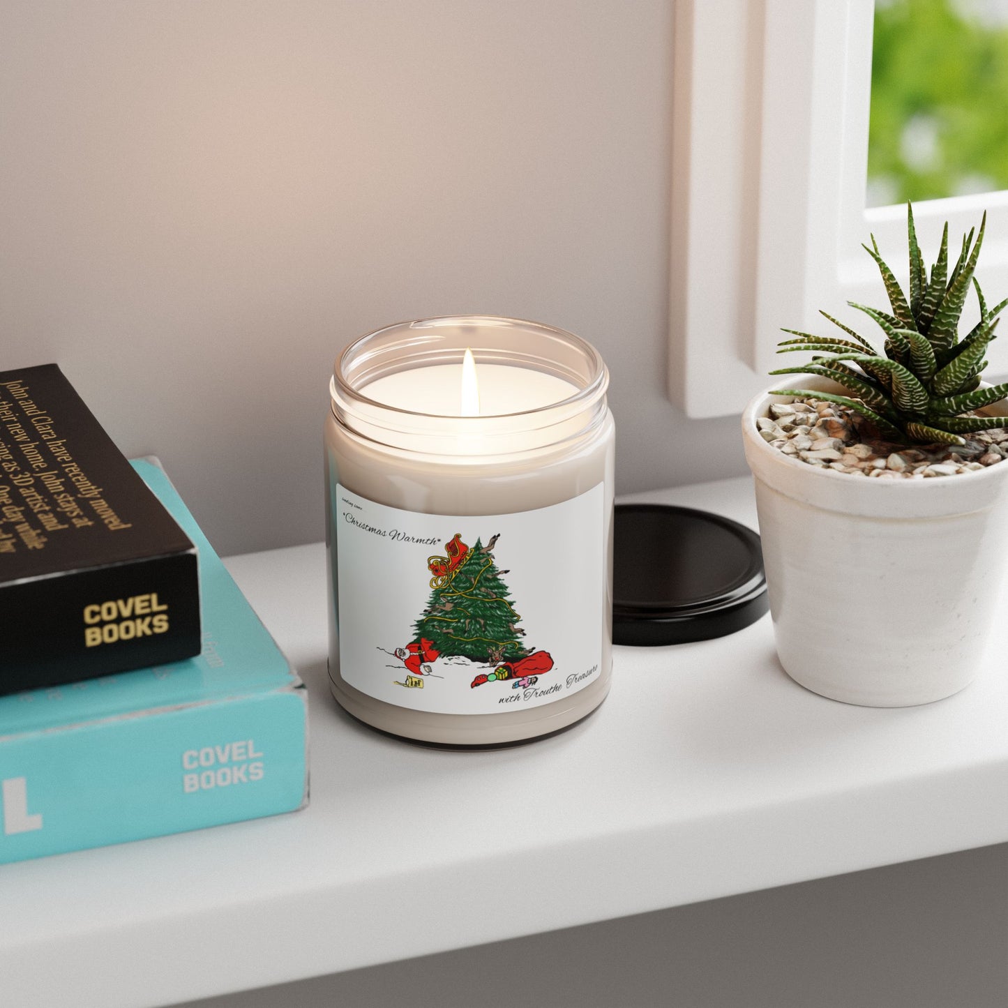 Christmas warmth -  Scented Soy Candle, 9oz