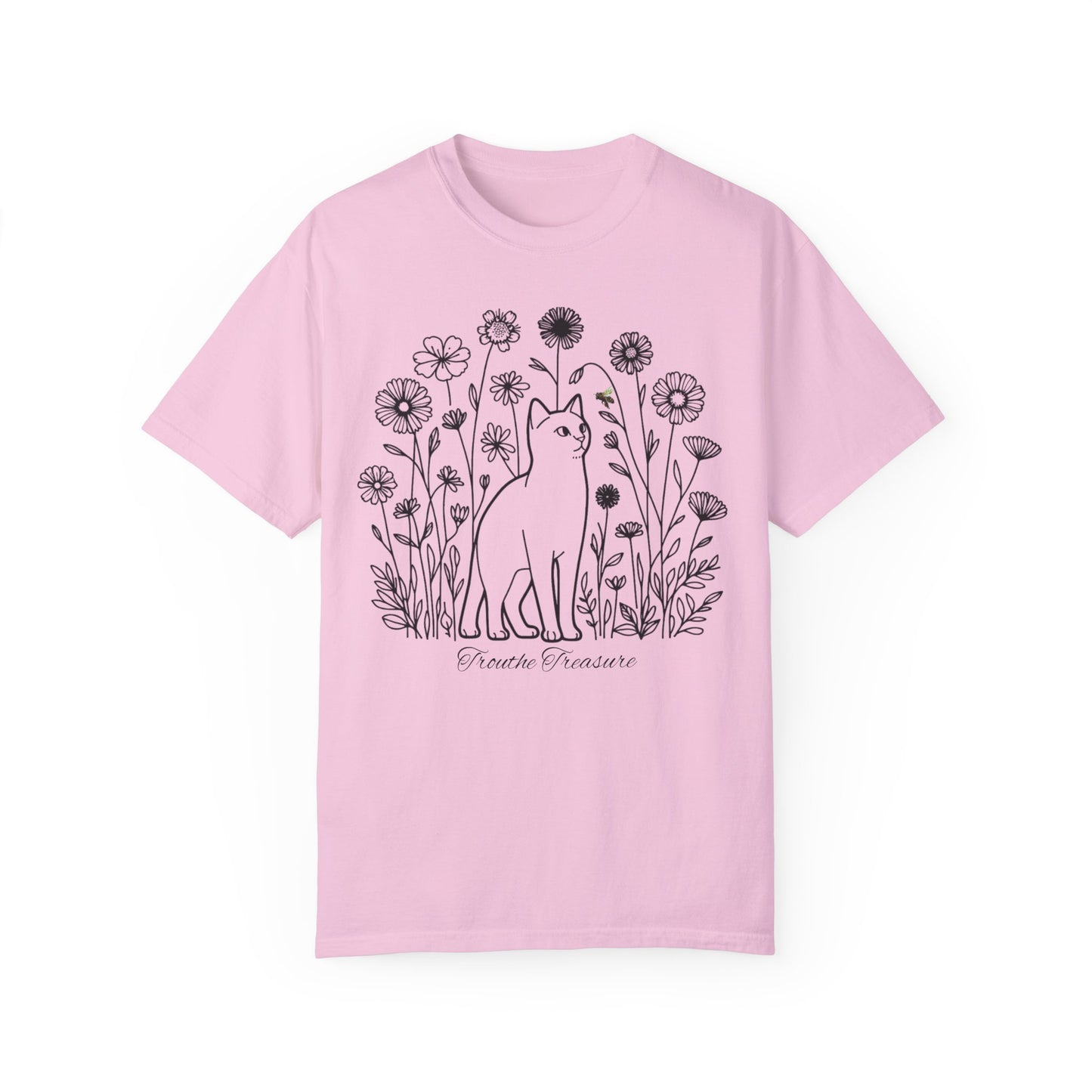 Botanical Cat Unisex T-Shirt - Creative Treasure Design