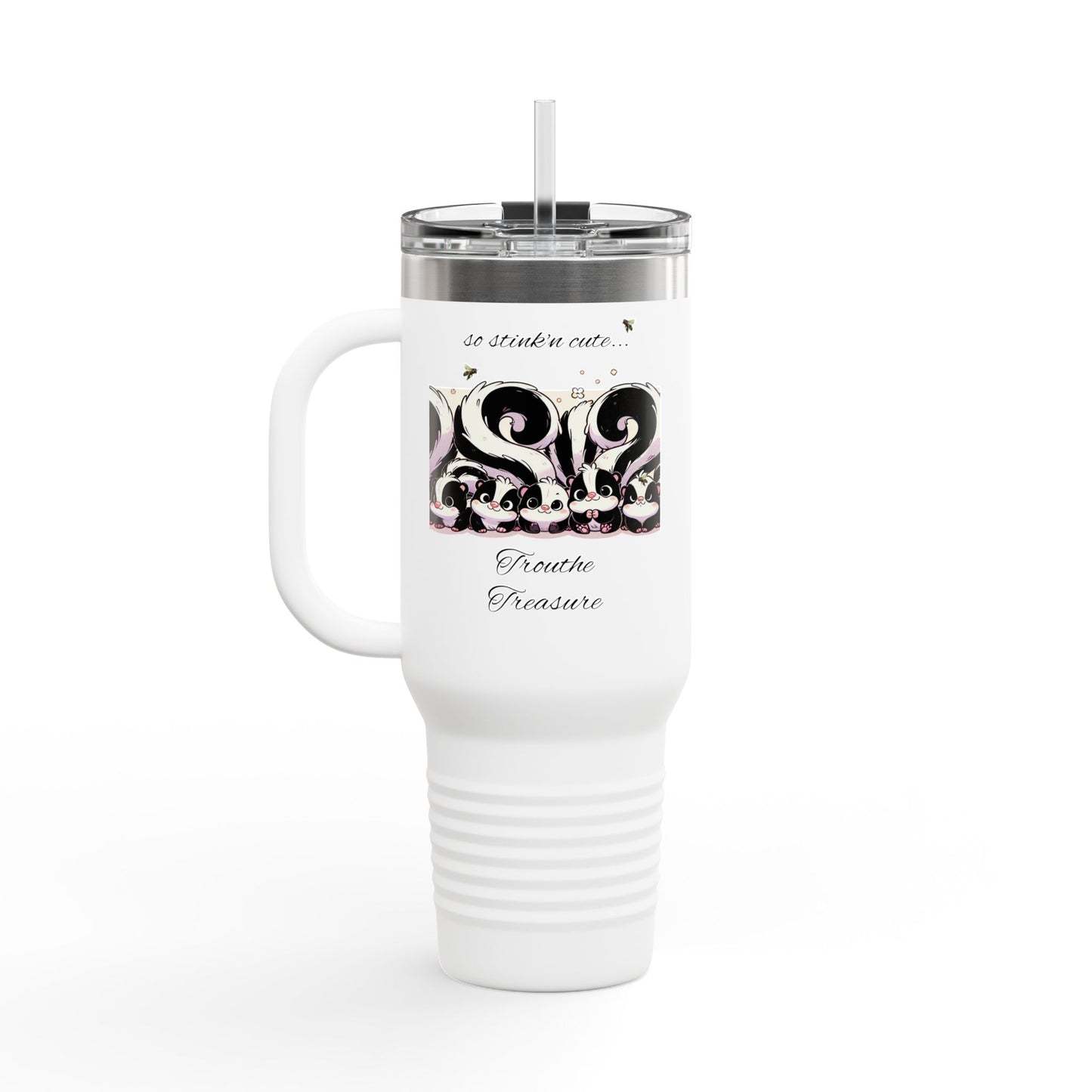 TT stink’n Cute - Insulated Travel Mug - 40oz, Perfect for Adventures & Gifts