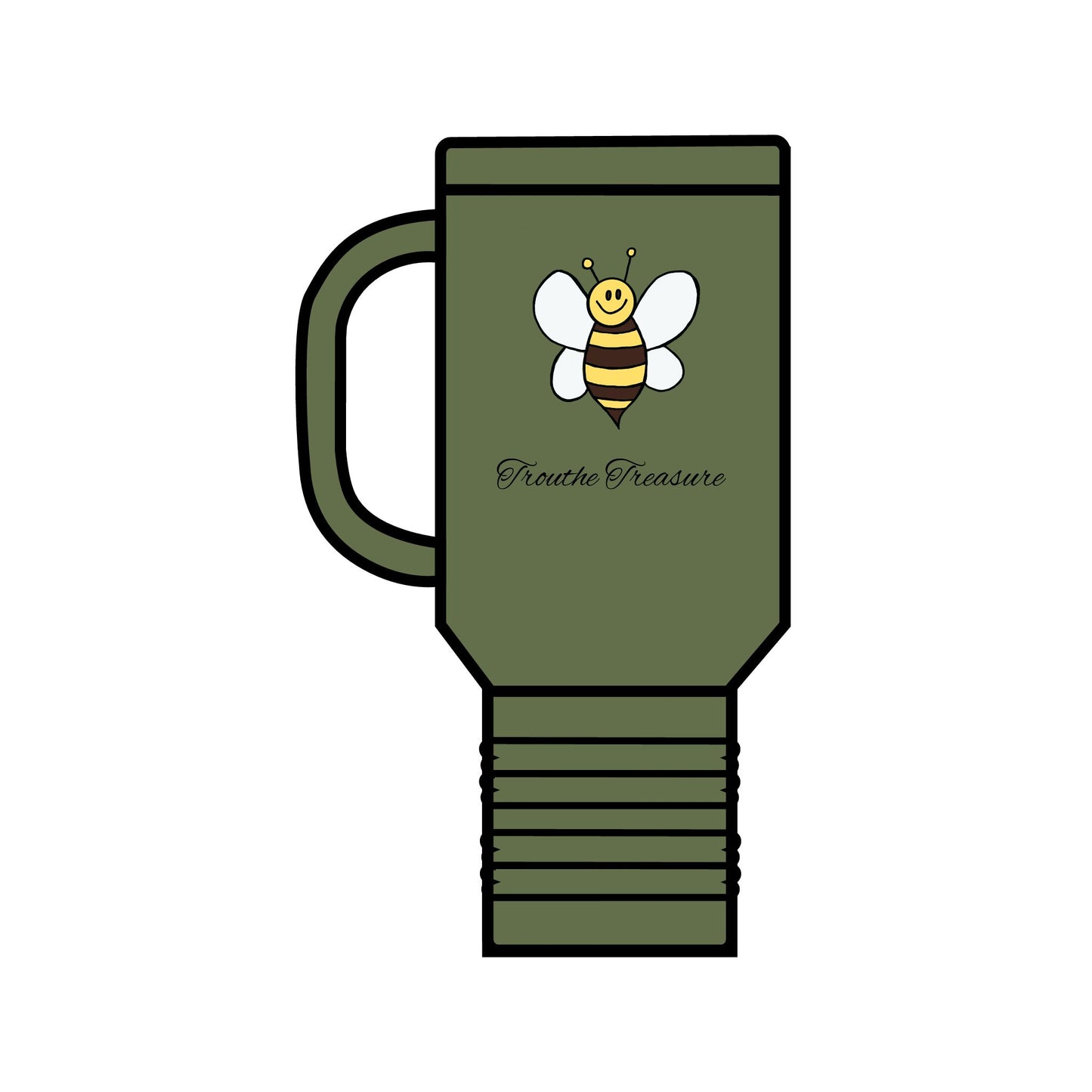 Cute bee - Insulated Travel Mug, 40oz