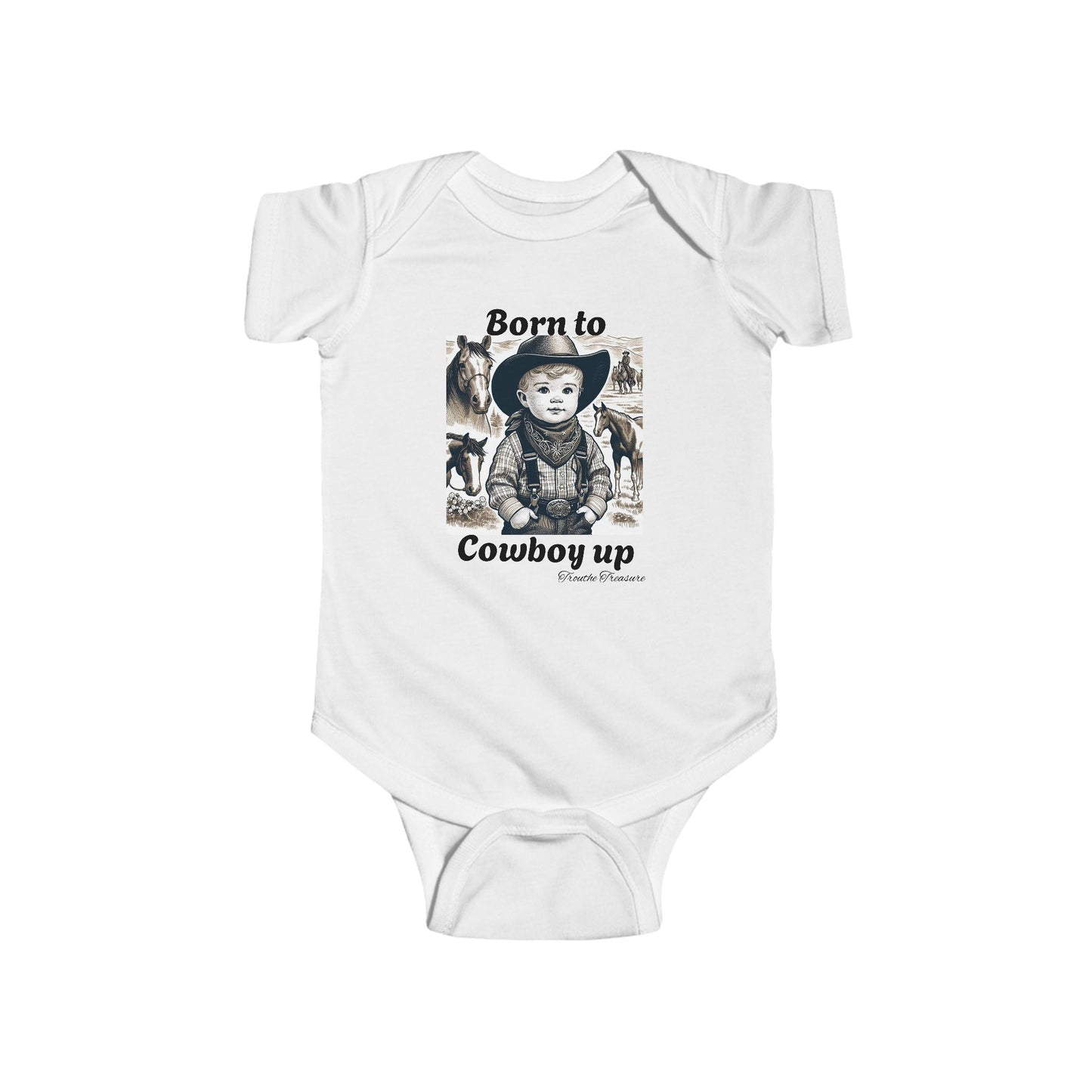 Cowboy up - Infant Fine Jersey Bodysuit