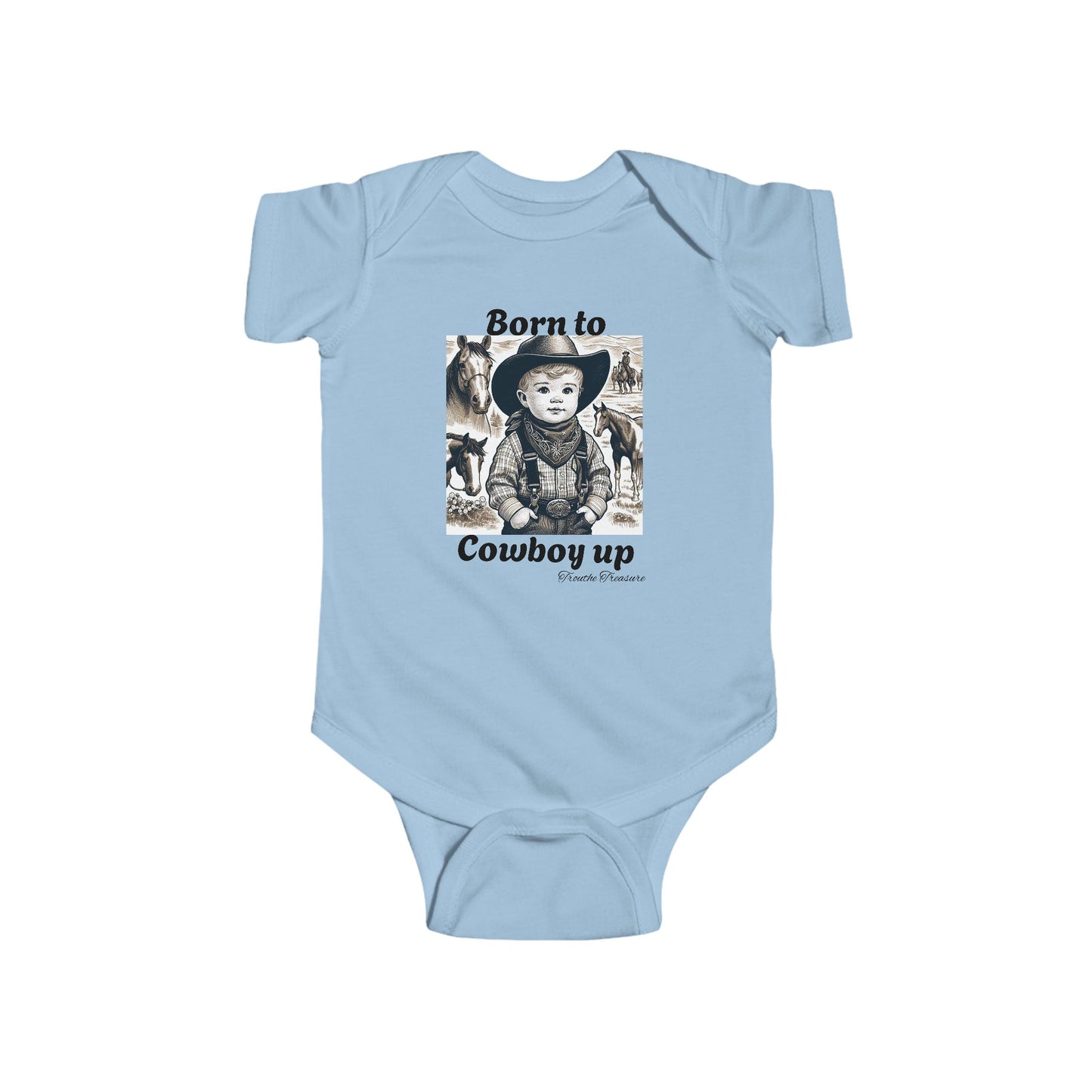 Cowboy up - Infant Fine Jersey Bodysuit