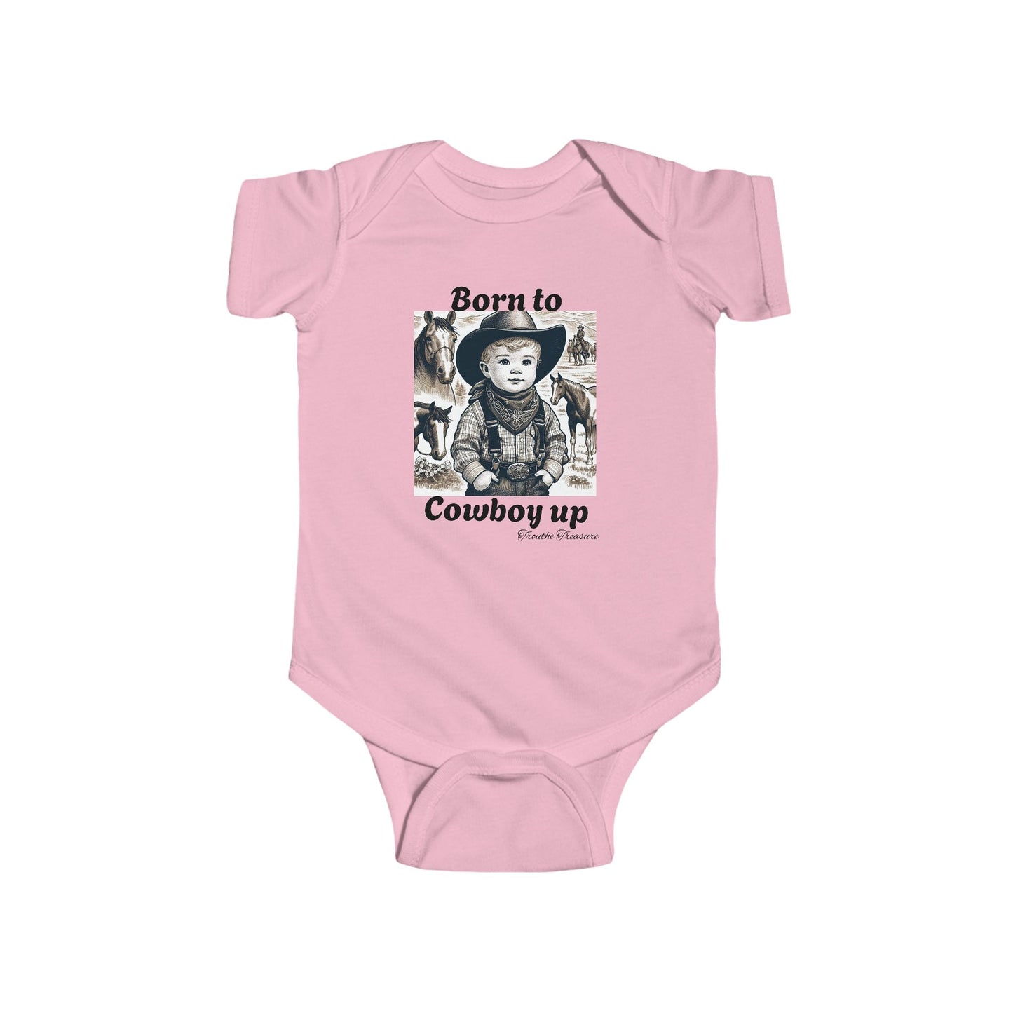 Cowboy up - Infant Fine Jersey Bodysuit