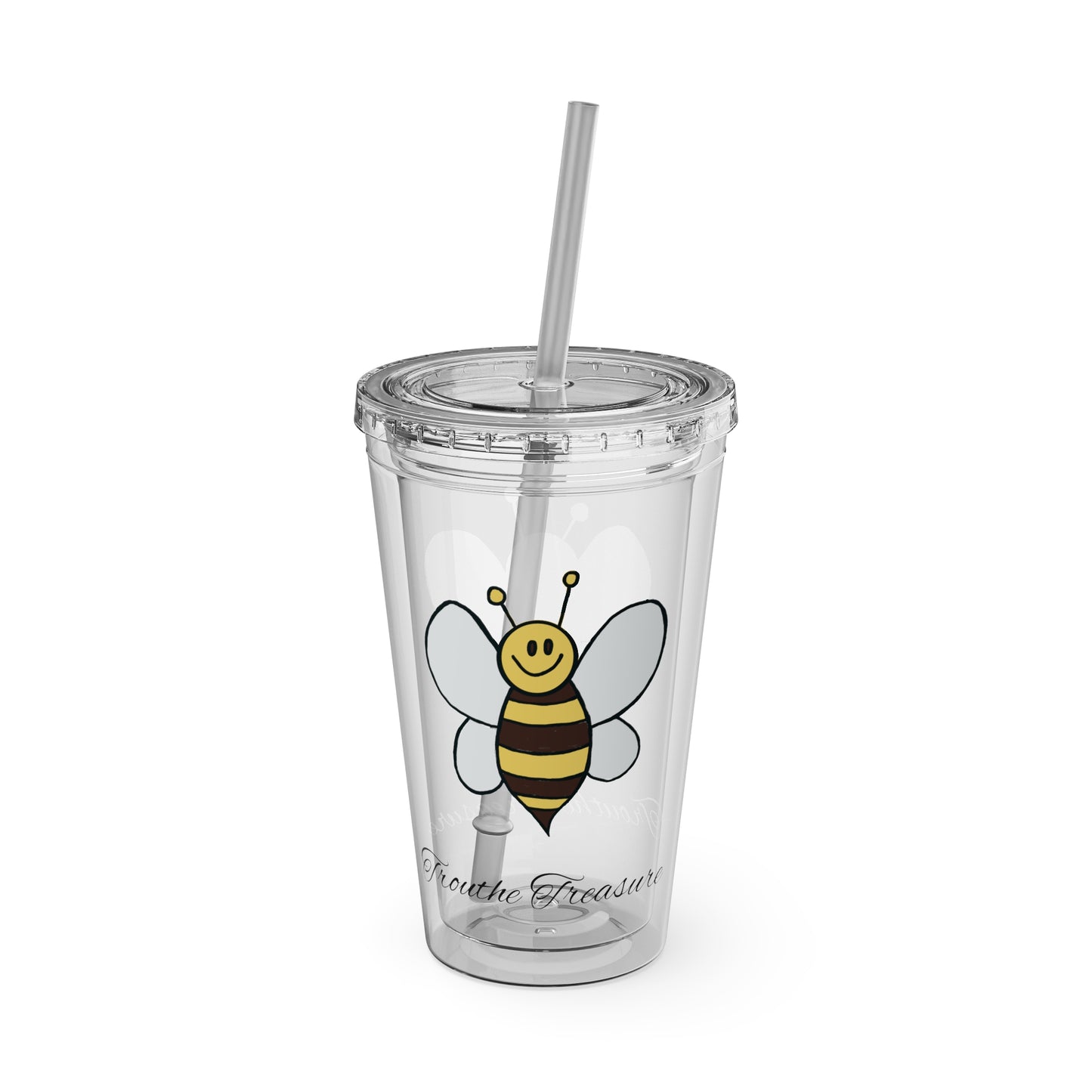 Bee - Sunsplash Tumbler with Straw, 16oz
