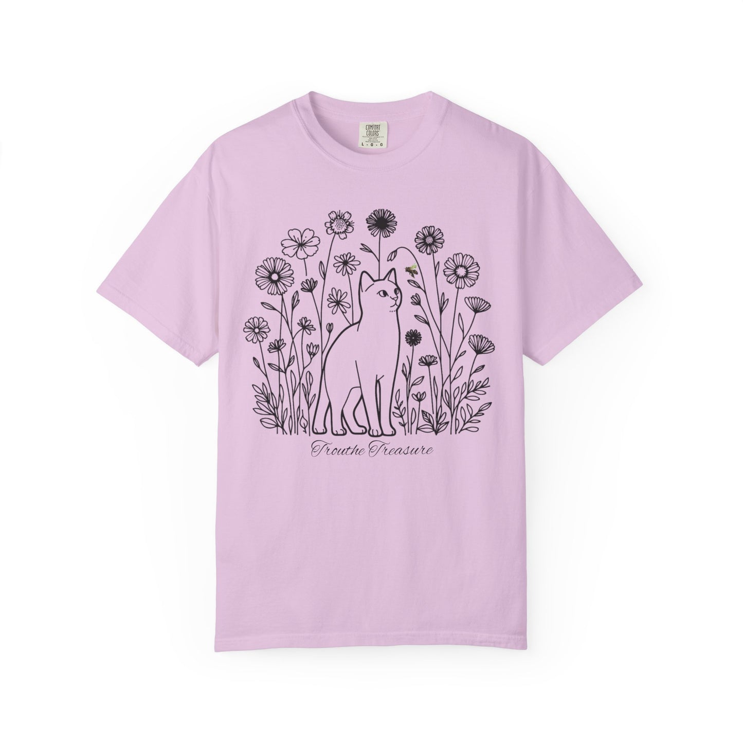 Botanical Cat Unisex T-Shirt - Creative Treasure Design