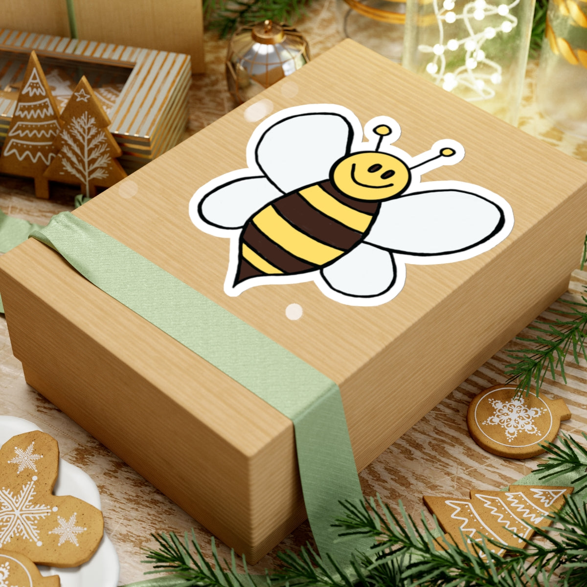 Cute bee - Kiss-Cut Stickers