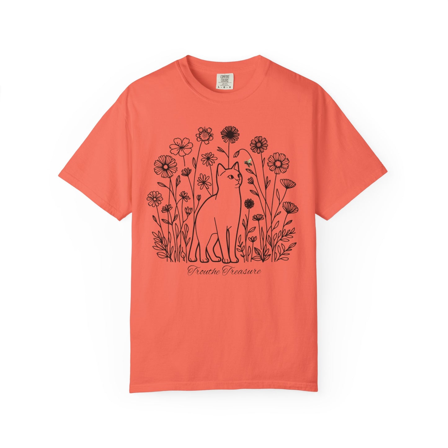 Botanical Cat Unisex T-Shirt - Creative Treasure Design