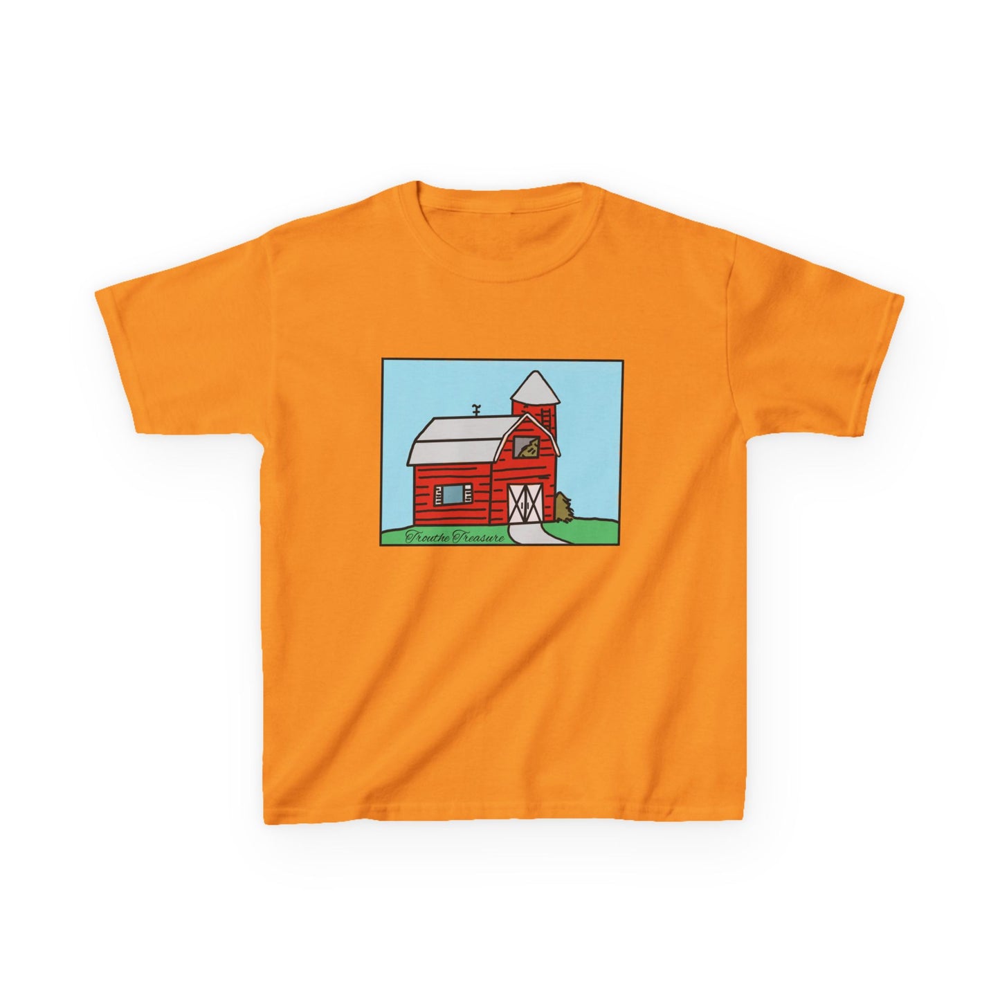 Red barn - Kids Heavy Cotton™ Tee