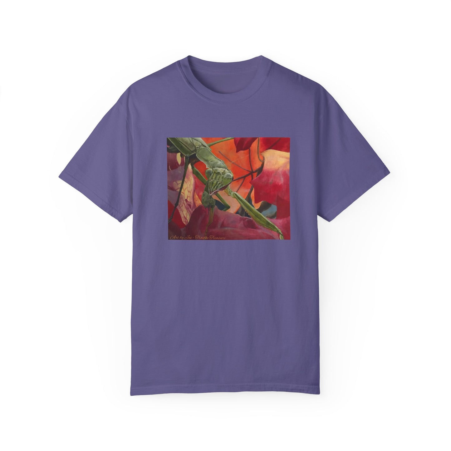 Praying mantis - Unisex Garment-Dyed T-shirt