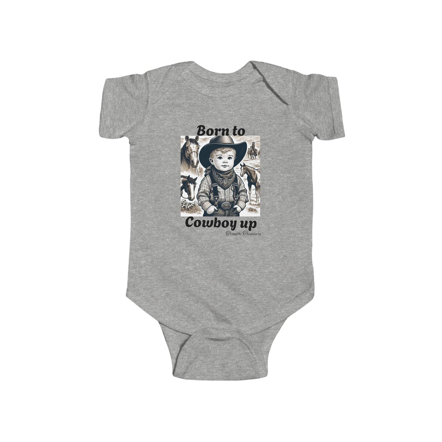 Cowboy up - Infant Fine Jersey Bodysuit
