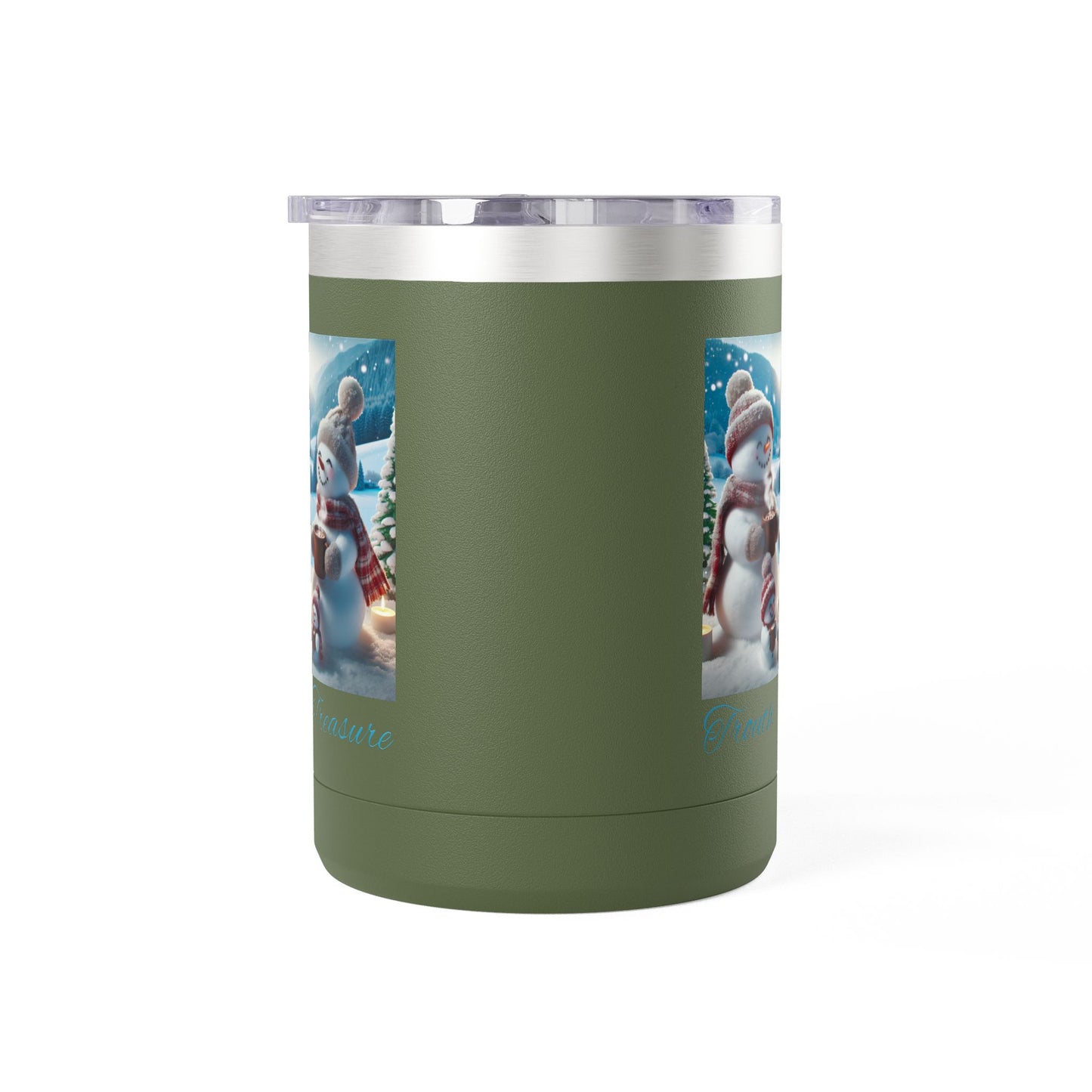 TT Snowman Family - Coffee Mug Tumbler, 15oz