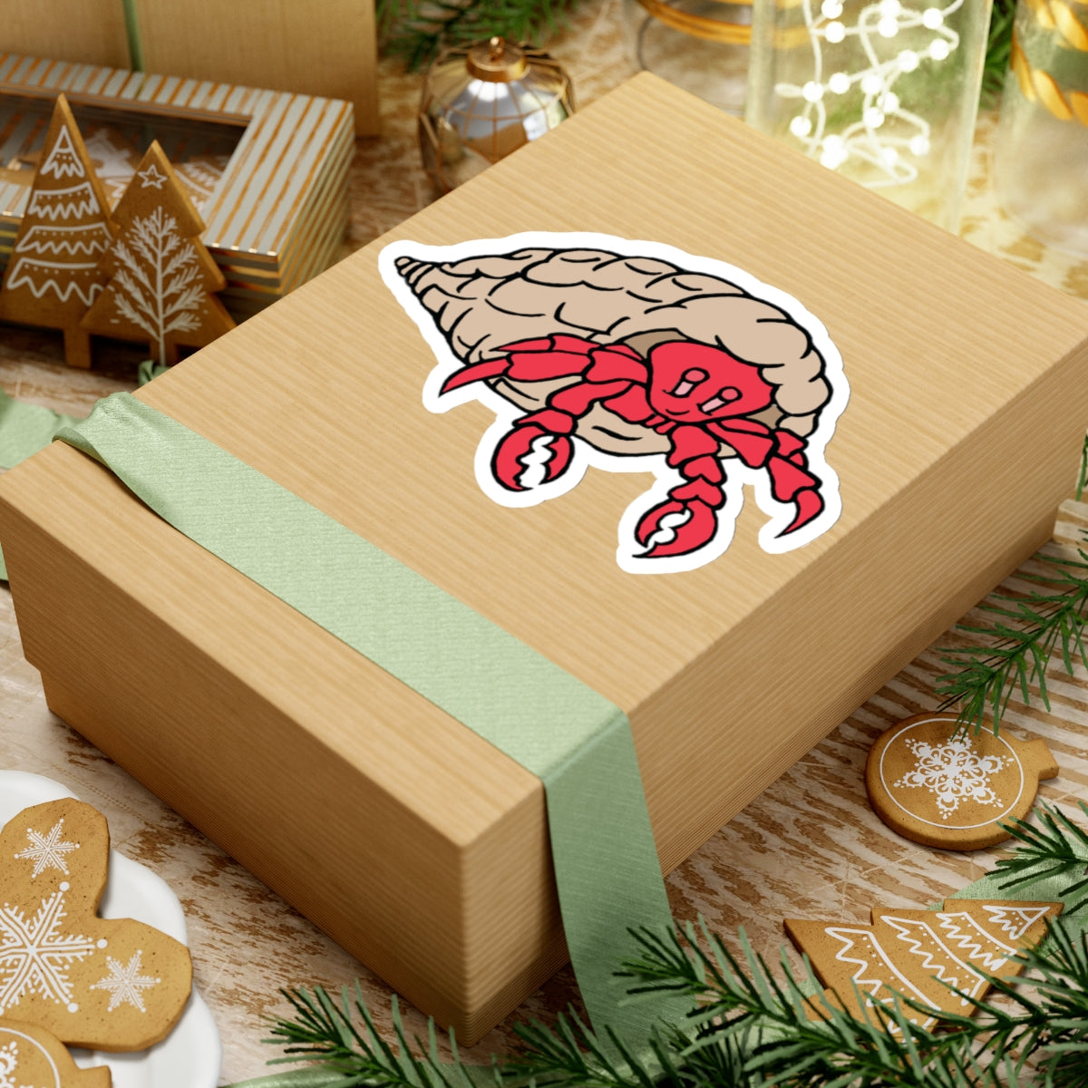 Hermit crab - Kiss-Cut Stickers