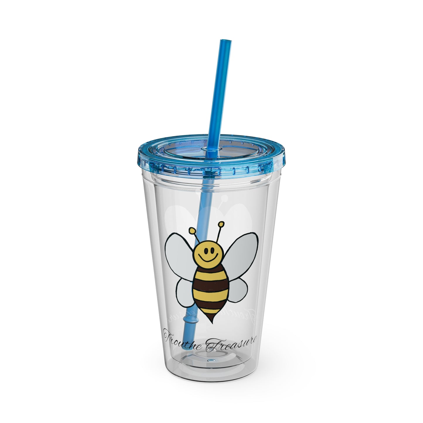 Bee - Sunsplash Tumbler with Straw, 16oz
