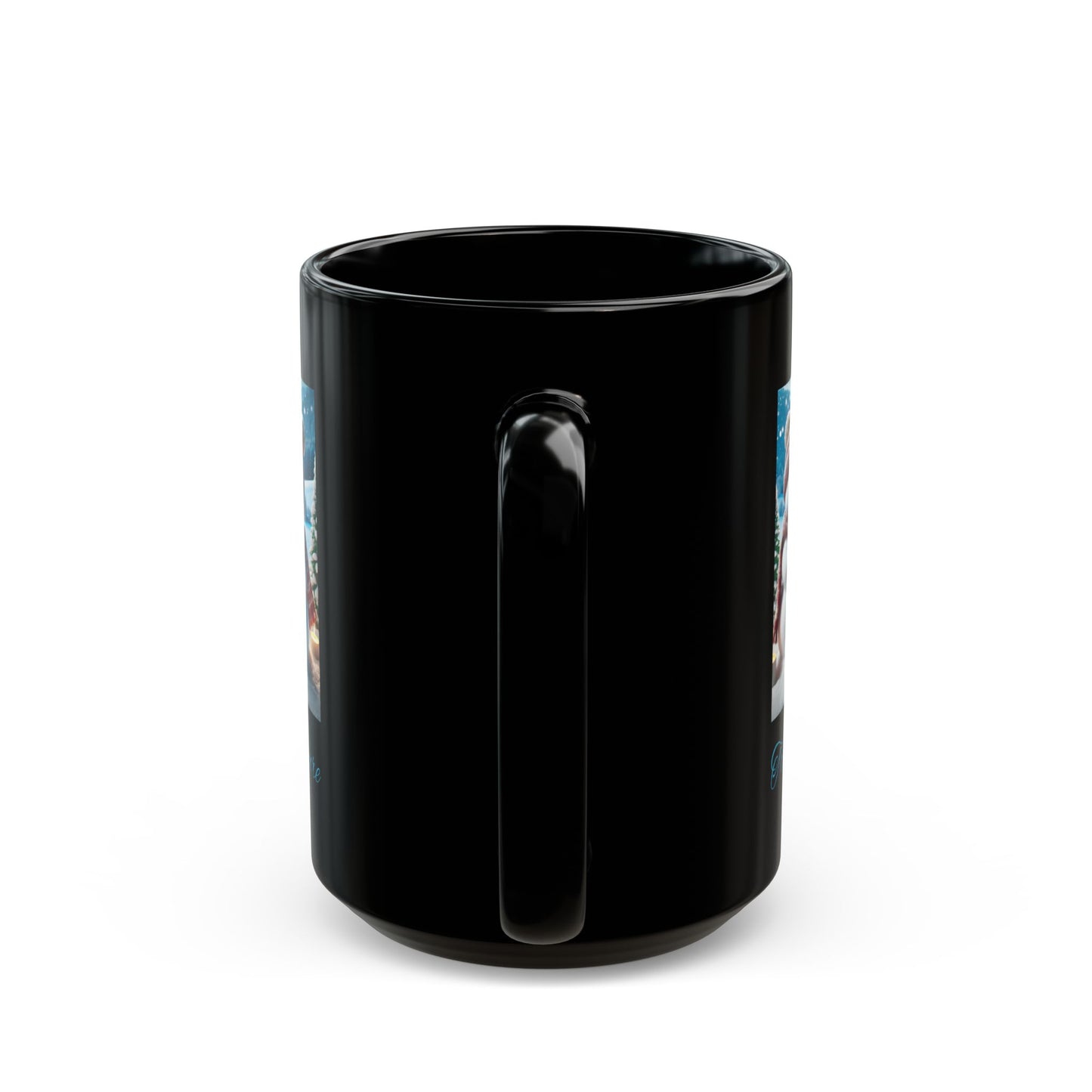 TT Snowman Family - Black Mug (11oz, 15oz)