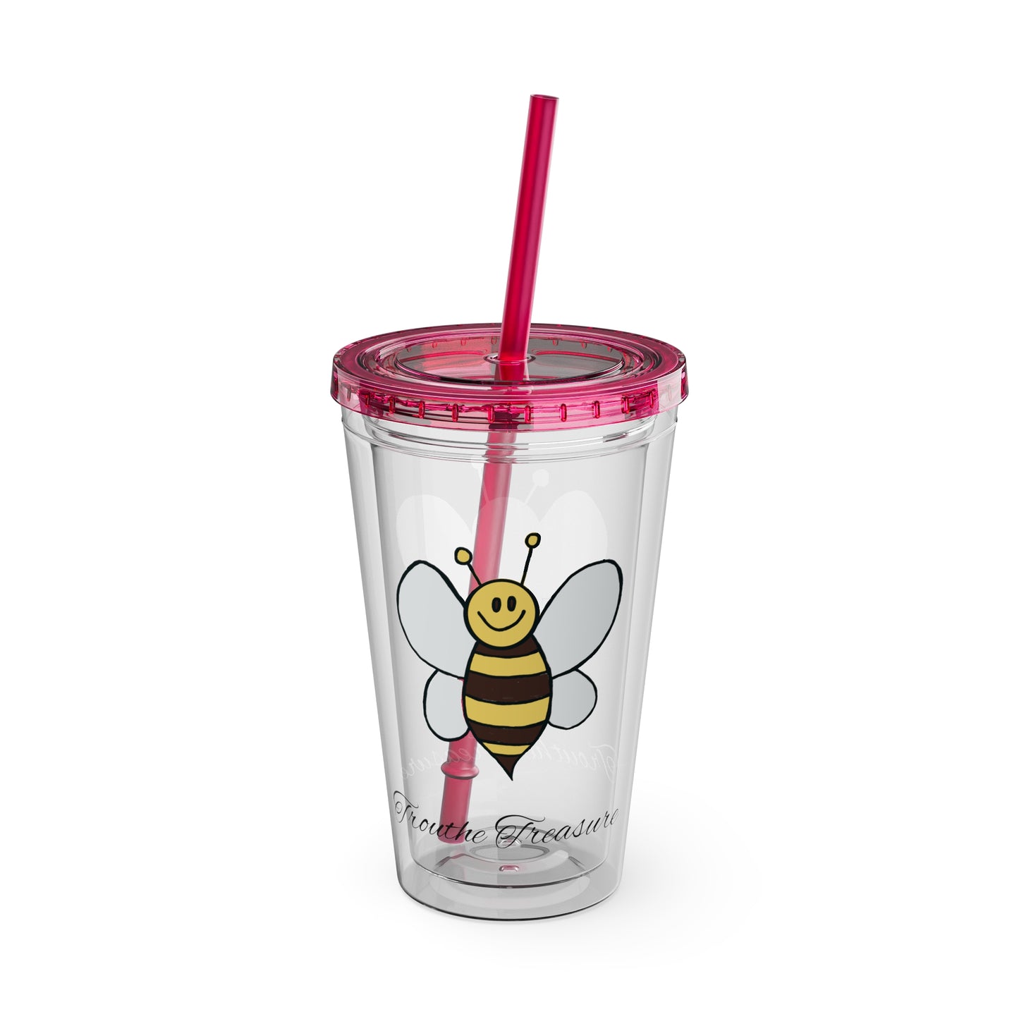 Bee - Sunsplash Tumbler with Straw, 16oz
