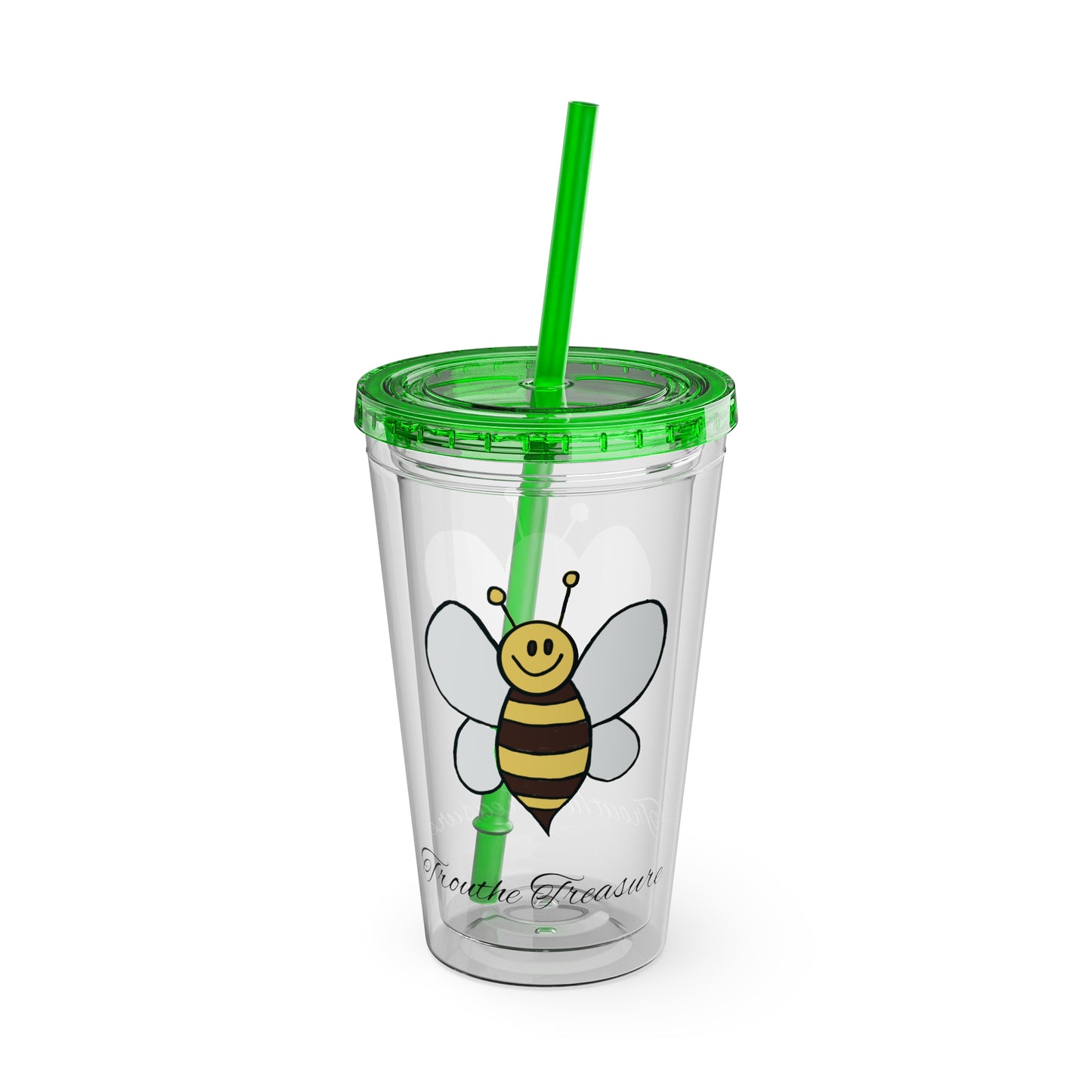 Bee - Sunsplash Tumbler with Straw, 16oz