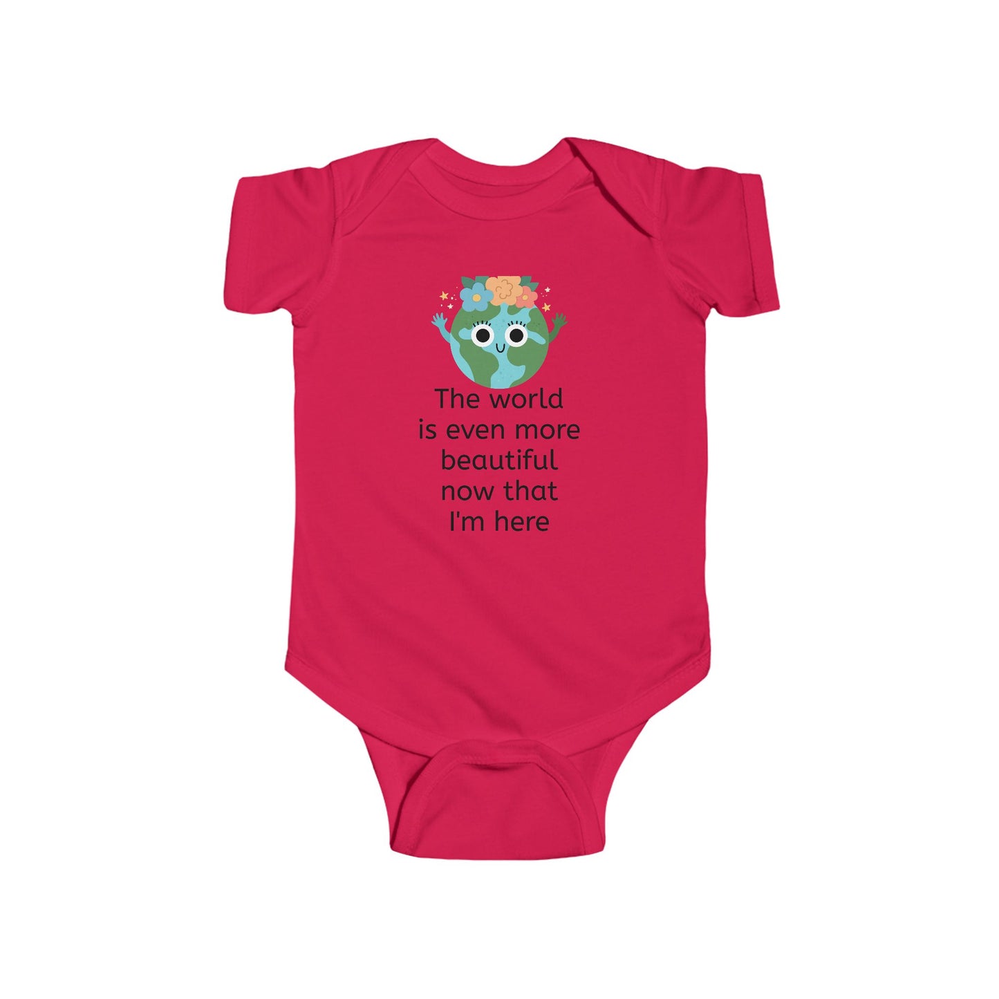 Beautiful world - Infant Fine Jersey Bodysuit