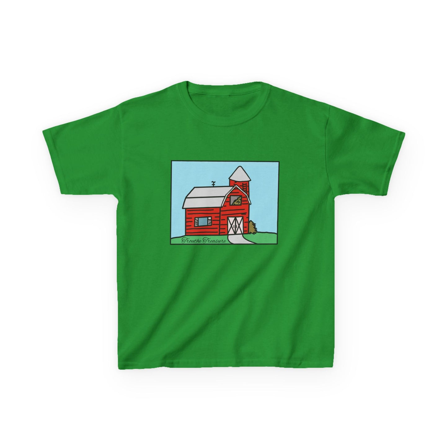 Red barn - Kids Heavy Cotton™ Tee