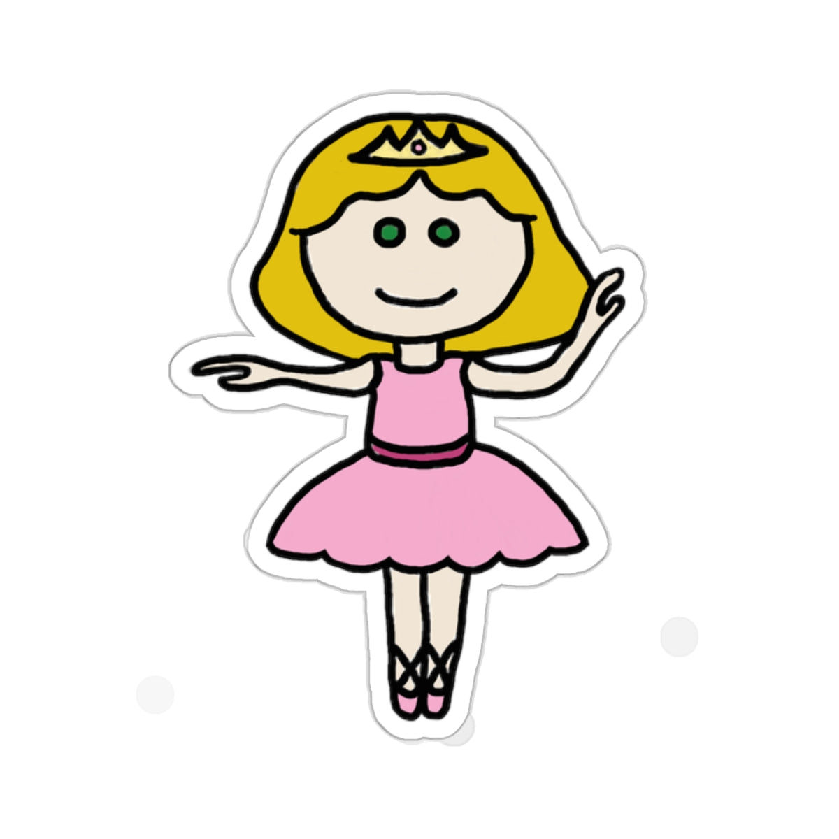 Ballerina - Kiss-Cut Stickers