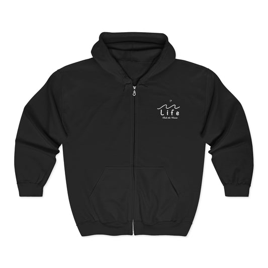 Life’s Waves - Unisex Heavy Blend™ Full Zip Hooded Sweatshirt