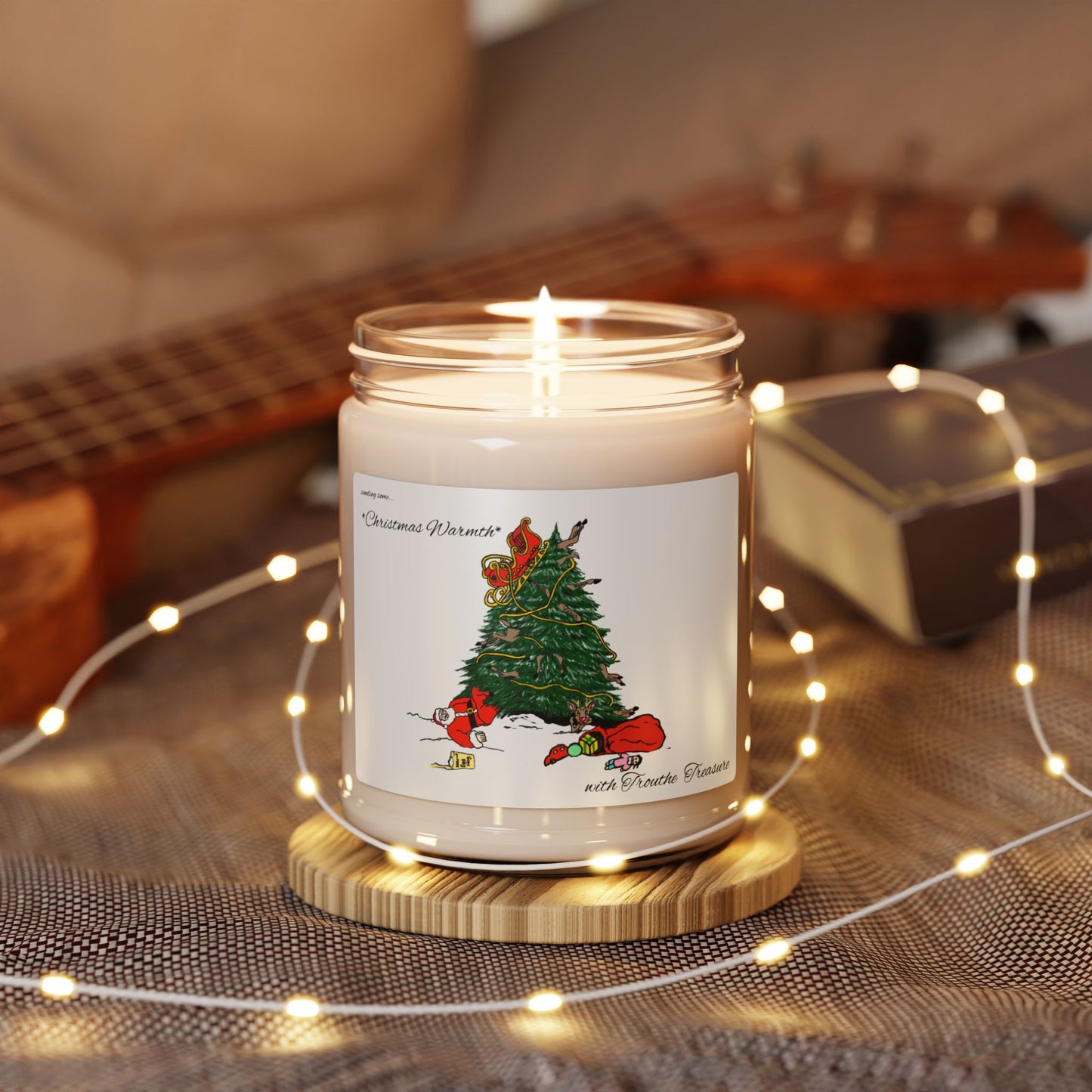 Christmas warmth -  Scented Soy Candle, 9oz