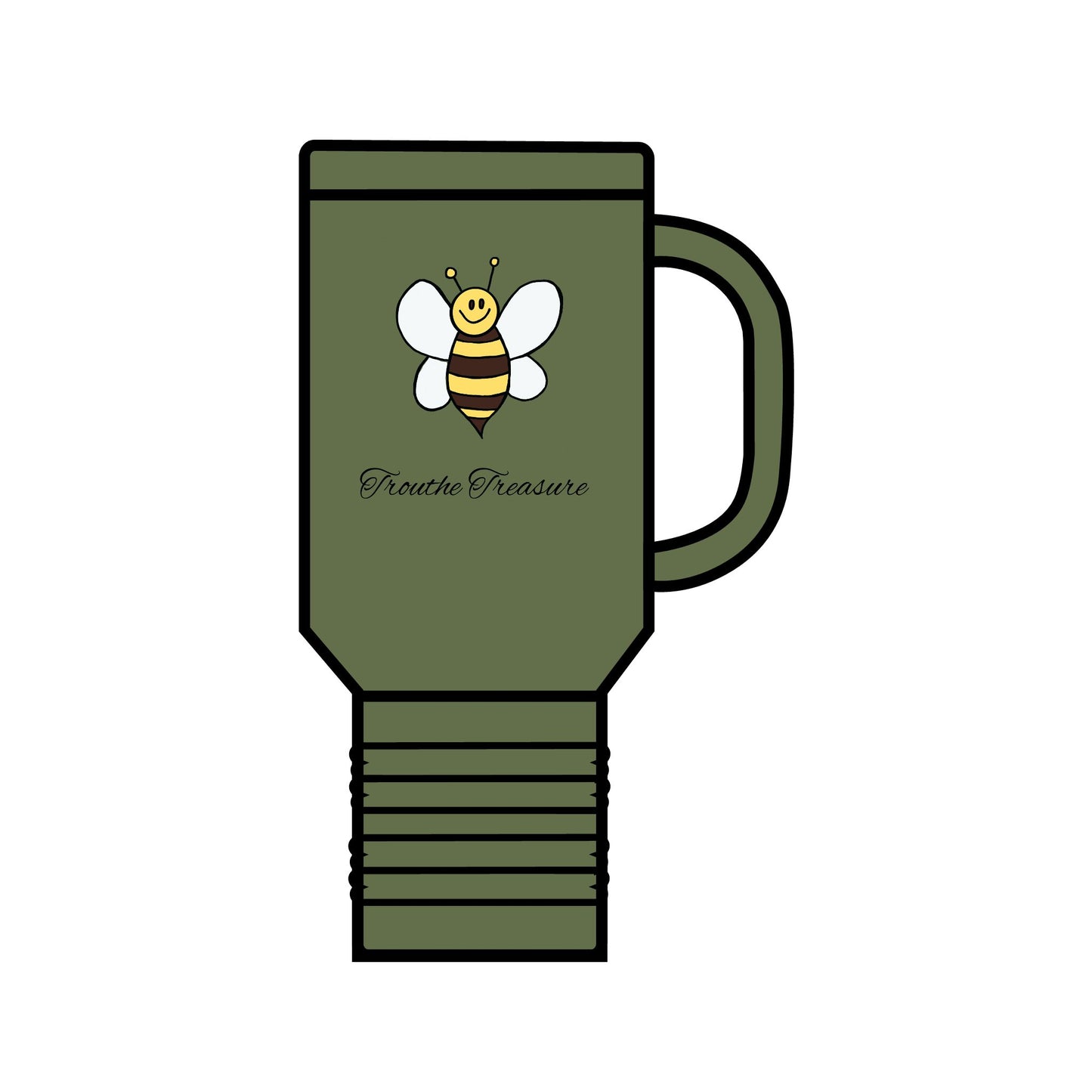 Cute bee - Insulated Travel Mug, 40oz