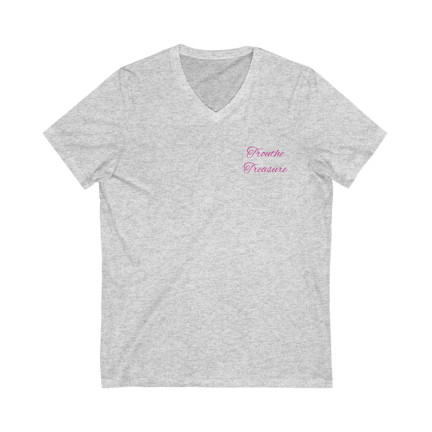Bee Bloom V-Neck Tee - Floral Nature Graphic T-Shirt
