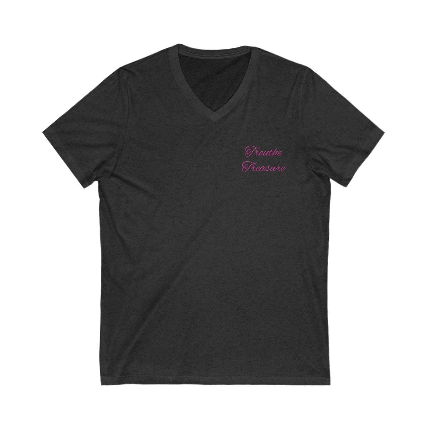 Bee Bloom V-Neck Tee - Floral Nature Graphic T-Shirt