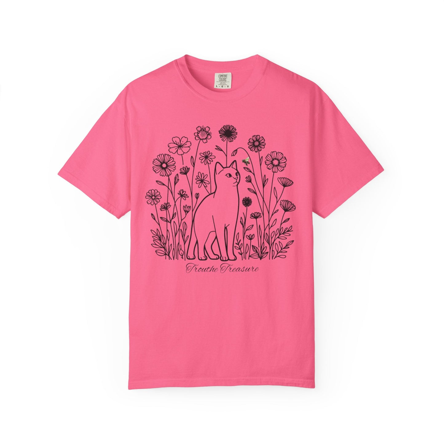 Botanical Cat Unisex T-Shirt - Creative Treasure Design