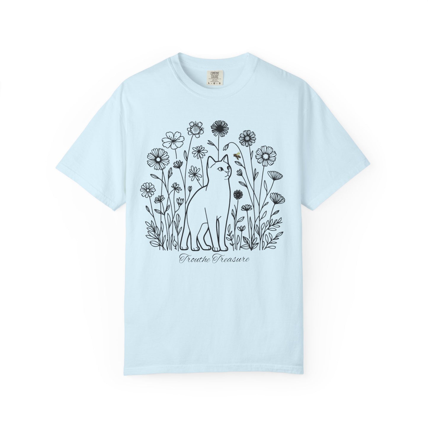Botanical Cat Unisex T-Shirt - Creative Treasure Design