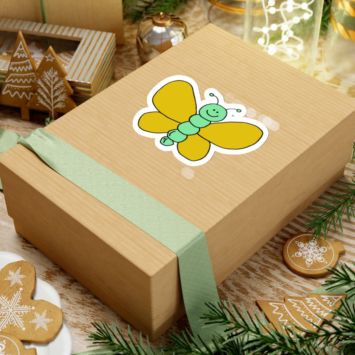 Cute butterfly - Kiss-Cut Stickers