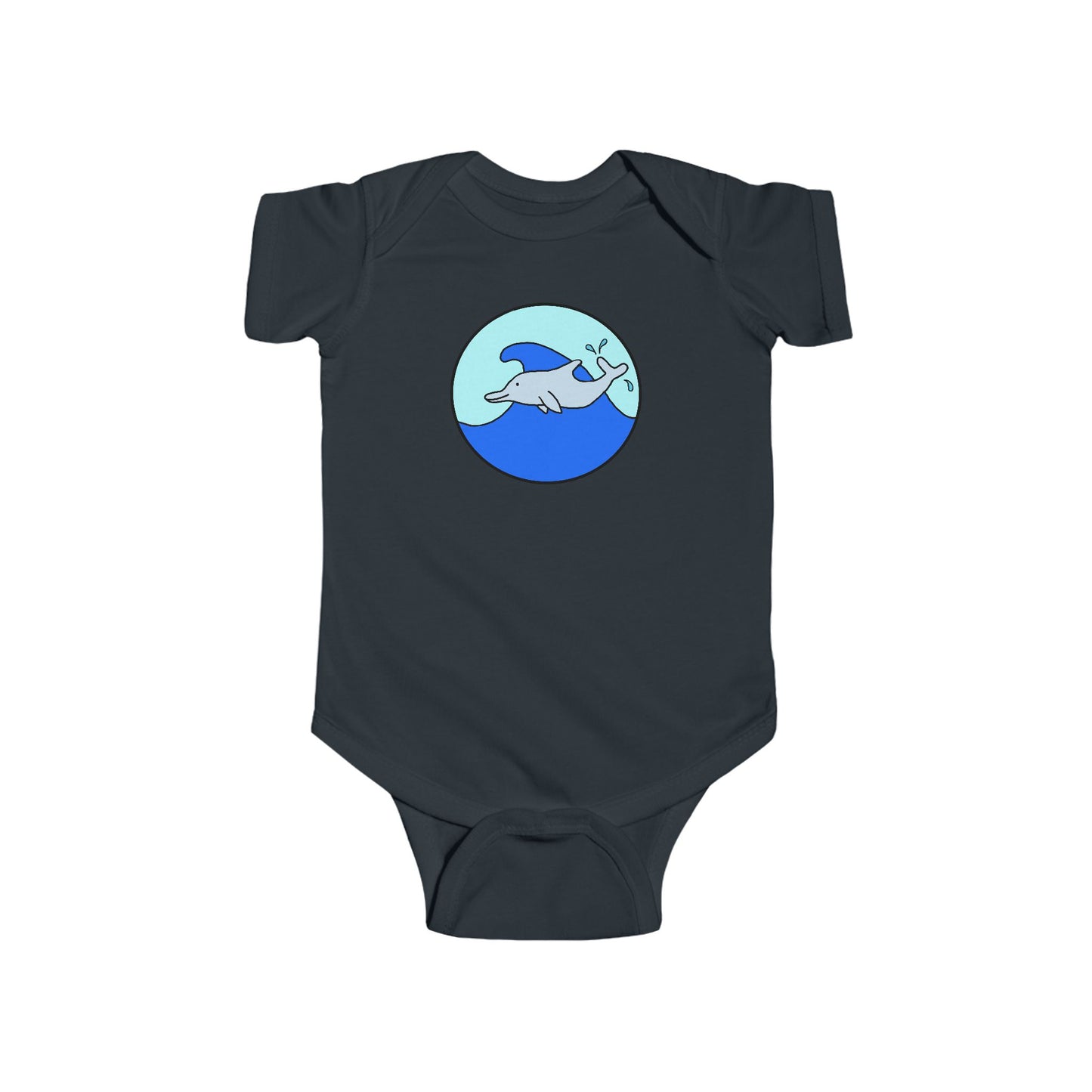 Dolphin -  Infant Fine Jersey Bodysuit