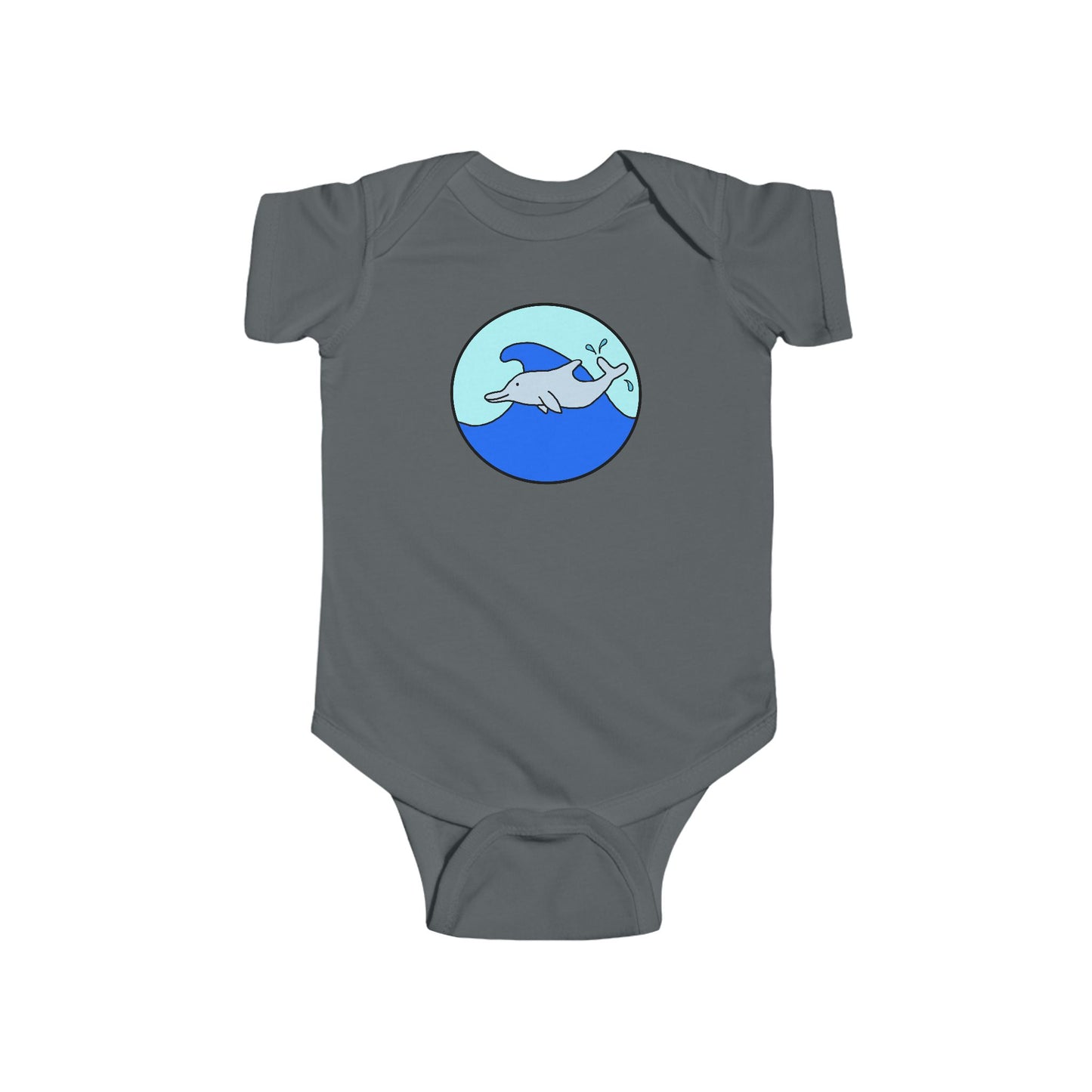 Dolphin -  Infant Fine Jersey Bodysuit