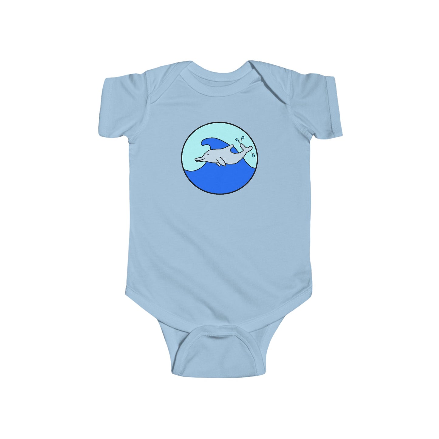Dolphin -  Infant Fine Jersey Bodysuit